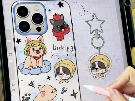 iPad画手机壳赚💰💰全流程经验分享~ #零基础学画画 #板绘 #原创手机壳 #绘画教程 #iPad画画