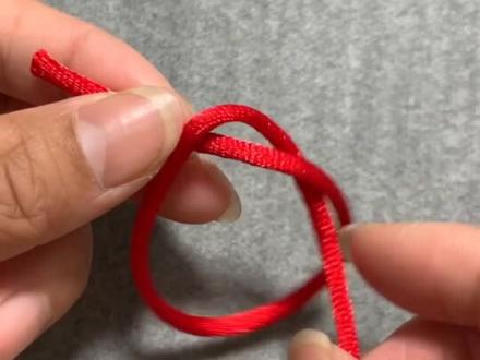 中国结编绳教程凤尾结编法教学#手工diy #编绳