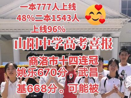 为#山阳中学 点赞!#2022年高考 给全县人民一个满意答卷!#我是快乐的山阳人 #朝着梦想奔跑吧 #最美校园 。另外,任文涛有望被招录空军飞行员!