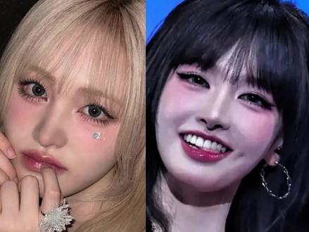 没掉一斤,但我的脸好像去韩国重塑了!最应该申遗的是韩团换头术 #LIZ #化妆教程#平行四边形眼妆 #变美 #美商