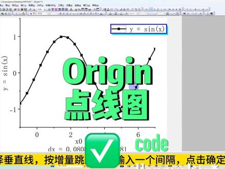 origin绘制点线图,以及设置点分布的小技巧#科研分享 #origin绘图 #研究生 #科研绘图 #你在抖音搜什么