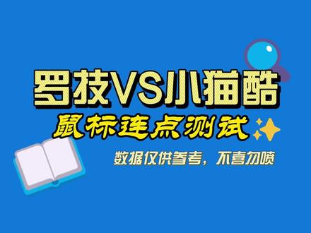 #罗技 鼠标 和小猫酷鼠标连点功能测试。#恐龙岛