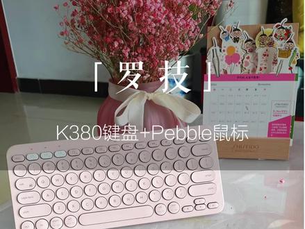 高颜值键鼠套,少女心满满,亲测好用,可以冲~#罗技 #好物推荐