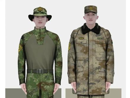 先睹为快!军队21式作训服和作业服高清细节大图来了