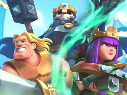 #皇室战争 #黄金圣骑 #新手教学 皇室战争黄金圣骑三冲卡组!莽就完了