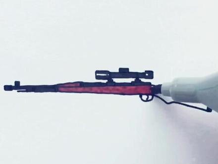 #手绘 #吃鸡 #98k 教你画个烧火棍会火吗?