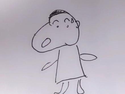 只要好好活着,就有好事发生💜#蜡笔小新 #充能计划 #画 #简笔画