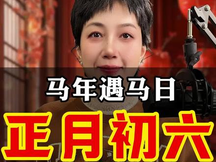 马年遇马日,双马并驾,火上加火! #丙午马年 #马年 #初六大顺 #送穷日 #民俗文化