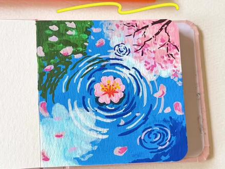 #画画 #春日美景 #跟着抖音学画画 #绘画分享#画画的baby
今天来画一幅春日美景!
笔:掌握丙烯马克笔