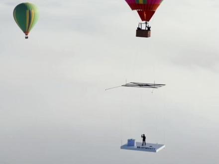 全球首款全景无人机正式发布!影翎A1把发布会搬到天上开