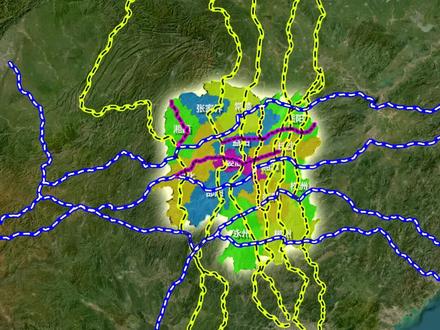 湖南省主要高速公路#湖南 #交通 #高速公路 #地图