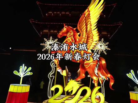 新密人自己的水城灯会,溱洧水城2026年新春灯会官宣2月10日正式开启#溱洧水城#新密溱洧水城#郑州周边好去处#在溱洧水城穿越到了千年前的盛世灯 #非遗花灯点亮中国年