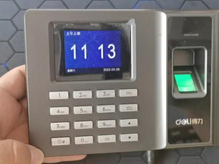 得力考勤机(指纹考勤机,人脸识别考勤机)设置说明