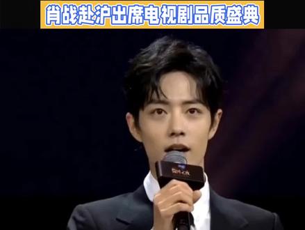 肖战亮相电视剧品质盛典,现场有多惊艳?