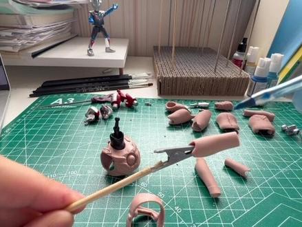 自改shf欧布疾风#欧布奥特曼 #欧布奥特曼shf #欧布疾风形态 #自改shf奥特曼 #手涂