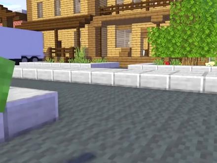 我的世界:捕获巨大野牛,养活家庭?小僵尸太惨了!