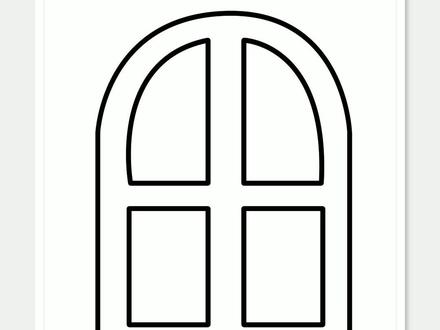 窗户简笔画 窗户这样画简单又好看#简笔画 #画画