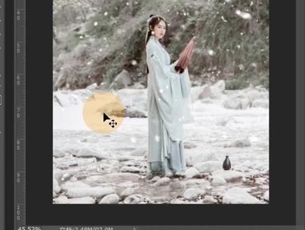 ps基础教程- 第128期 - 动态雪花效果#ps小技巧 #ps教程 #ps修图 #ps教学 #ps基础