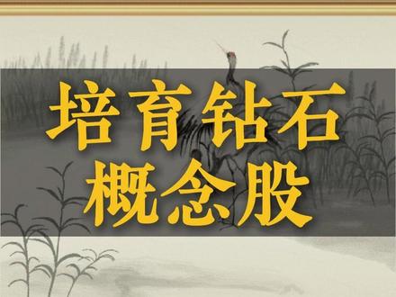 培育钻石概念股 #钻石 #培育钻石 #概念股 #金融