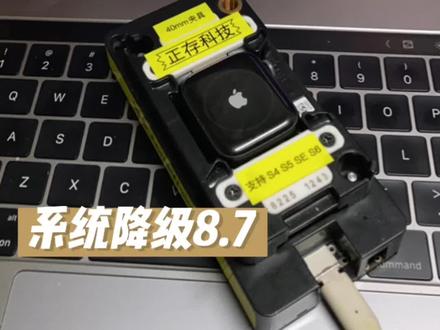 Apple/苹果手表Apple Watch Series 5
Apple Watch刷机 s5 os8.7 降级#苹果手表维修