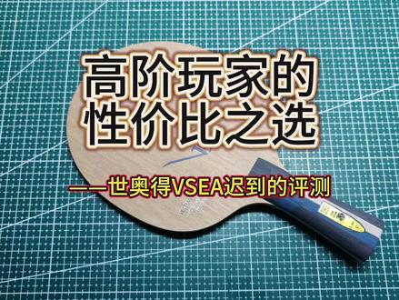 高阶玩家的性价比之选——世奥得VSEA迟到的评测#抖音体育 #体育器材 #乒乓球