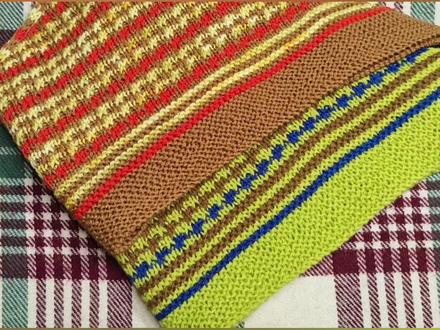 手工编织#搓板针弹性收针 艾拉小围巾井#爱编织爱玩毛线