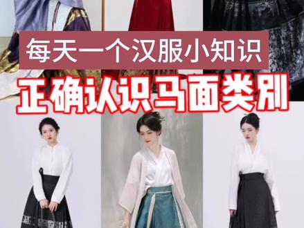 马面都有哪些类型?#汉服 #汉服之美在华夏 #同袍 #马面裙 #国风