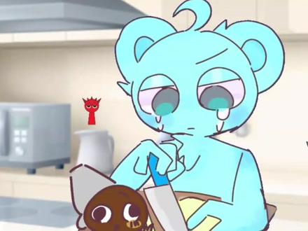 小天切洋葱,边切边流泪 #二次元 #节奏盒子