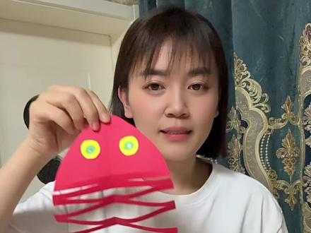 年年有余吊饰,愿大家一定越来越好。#元旦吊饰 #幼师 #幼儿园手工 #日常分享 #亲子手工