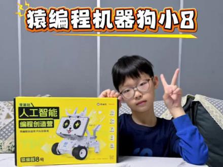 告别手机沉迷、训练思维力! #思维 #猿编程机器狗小 8 #AI #少儿编程#专注力