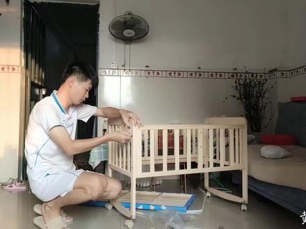 海南小伙,装婴儿床,你会装婴儿床吗,看我装很简单