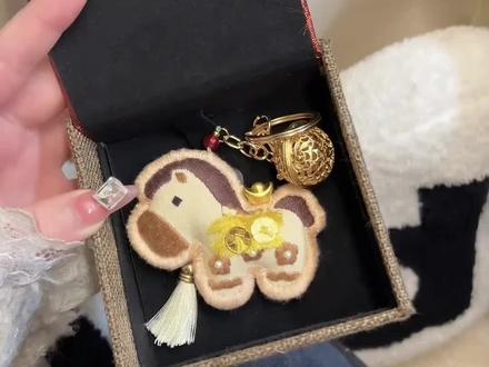 马年挂饰手工diy礼品刺绣宋锦小马全套材料包驾车挂件