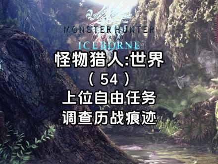 全部上位自由任务-调查历战痕迹 #怪物猎人世界