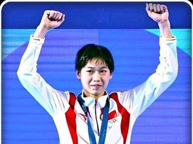 14 岁三跳满分封神!从没去过游乐园的农村女孩,拿奥运金牌只 #全红禅 #全红婵水花消失术 #全红婵夺冠 #全红婵女单10米跳台夺冠 #Ai创作浪潮s2