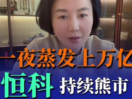 英伟达蒸发上万亿!恒科持续熊市,是市场瞎了,还是估值的崩塌? #英伟达 #恒科 #科技 #AI #股市