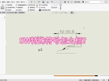 SW特殊符号标注,SW小技巧