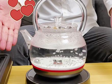 你还在担心水壶底座进水,还能不能使用吗?#水壶 #玻璃水壶 #烧水壶 #茶具好物推荐