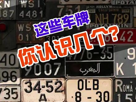 这些车牌你都认识吗?#车牌 #汽车小常识 #汽车知识 #行车安全 #