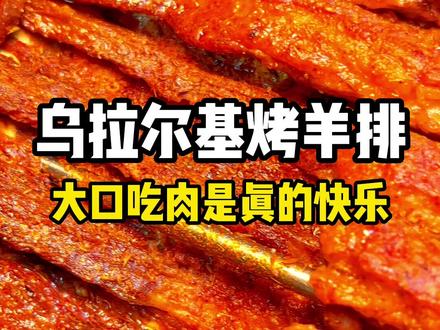 老板和羊排都从乌拉尔基来青岛了!一定要吃第二遍烤的可太香了 #美食 #美食 #烤羊排 #烧烤