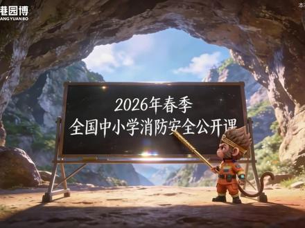 2026年春季全国中小学消防安全公开课,3月13日下午3点,我们在连云港园博园一起学起来!#连云港园博园 #消防安全