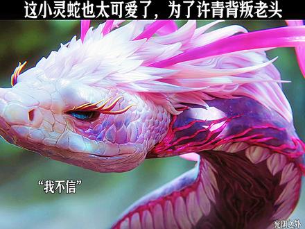 小灵蛇也太可爱了,为了许青背叛老头#光阴之外 #国漫