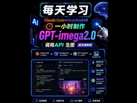 DeepseekV4一小时生成H5 Claude code+DeepseekV4一小时花费不到5块制作GPTimage2.0生图的H5#deepseekv4 #Claude #GPT #image #AI生图