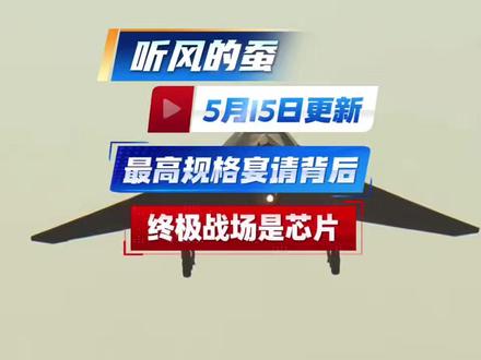 为什么我们用最高规格接待,终极战场在芯片。 #国际 #热点
