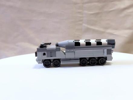 教大家用几块积木搭建一辆导弹车#乐高 #积木 #乐高moc #拼装模型 #玩积木的王子