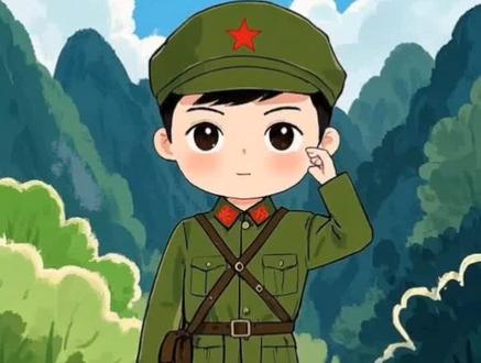 益智早教儿歌#长大要当解放军