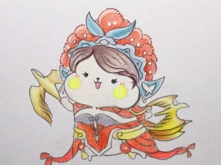 没错!我现在五 年 级🤨🤨#虞姬 #彩铅 #临摹 #画画 #手绘 #抖音小助手