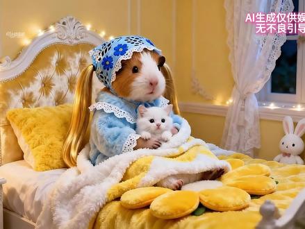 晚鹌鹑蛋~ #2025AI年终大赏 #AI创作浪潮计划 #原创动画 #猪妞