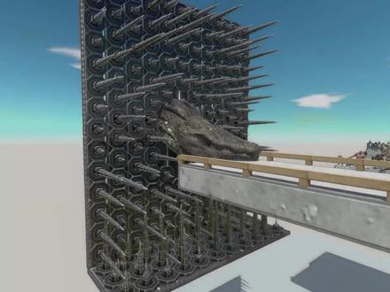 动物战争模拟器:挑战一拳超人!棘龙饿昏了头,拳头都想吃? #单机游戏