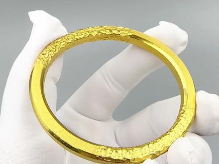 山西客户开创新款,方形的对称龙鳞,看着挺别致的#焦作 #黄金加工 #黄金首饰 #黄金加工过程 #金银加工