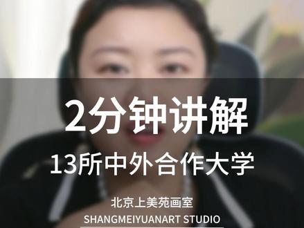 适合美术生报考的中外合作院校有哪些?看完视频,避免“野鸡大学”,安心填志愿,选择最适合你的大学!#艺考 #美术生 #高考 #志愿填报 #家长必看